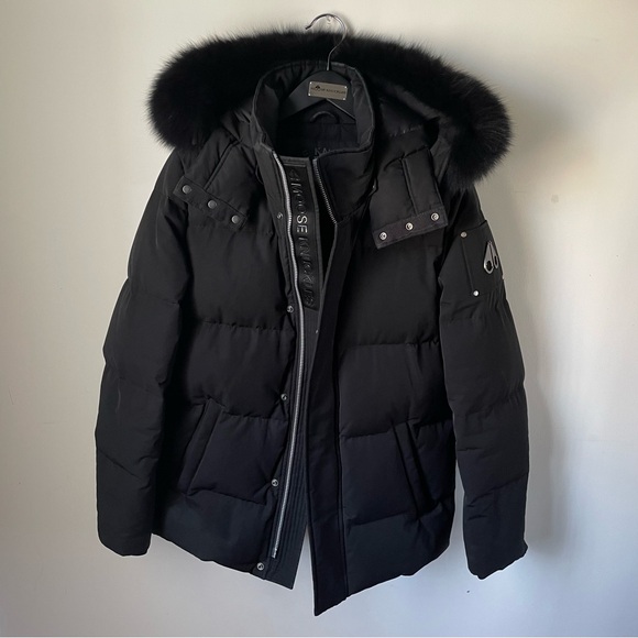 Moose Knuckles Richardson Jacket Black Fur - Picture 3 of 14